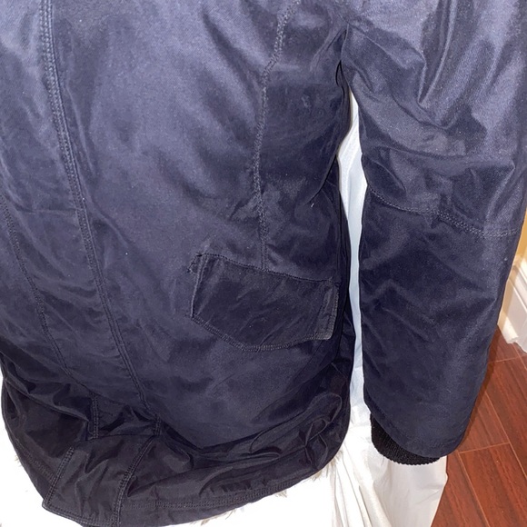 LIKE NEW BLACK FUR LINED BABATON PARKA - Picture 4 of 9